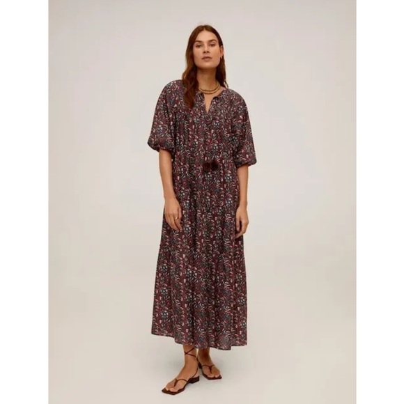 Mango Floral Maxi Dress | XS | 2 - Picture 1 of 8
